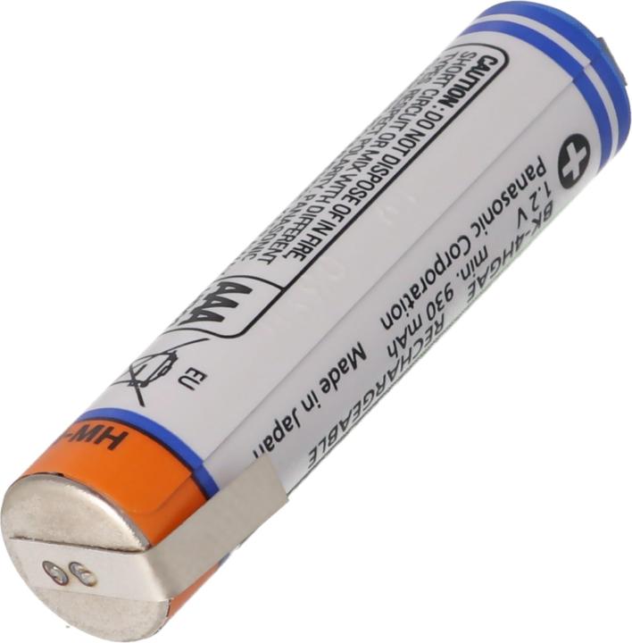 Immagine prodotto Panasonic Batteria BK-4HGAE Micro AAA HR-4U NiMH con etichetta di saldatura a forma di Z (AAA, 1000 mAh)