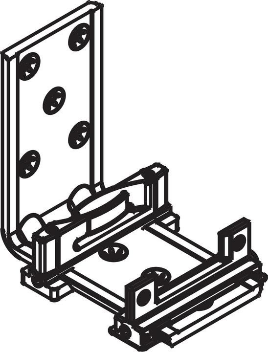 Immagine prodotto HAWA Guide a pavimento -Confort 120 per porte scorrevoli, doppie