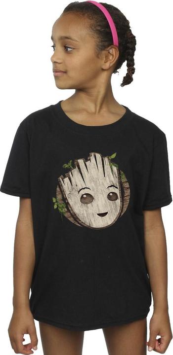 Immagine prodotto I Am Groot Wooden Head Maglietta Ragazze (140, 146)