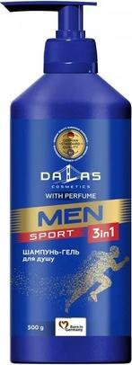 Produktbild Dalas Dalasmen 3 In 1 Duschgel für Gesicht, Körper und Haar Sport 500ml (500 ml)