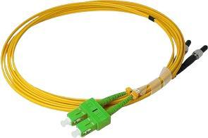 Actual product image BlueOptics Duplex fibre optic patch cable SC/APC-FSMA/PC singlemode 1 metre (CAT6, 1 m)