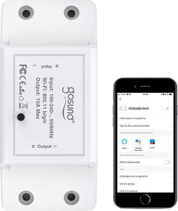 Actual product image Gosund SW3 Smart Plug House