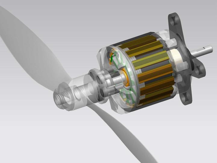 Produktbild Planet-Hobby Joker 2834-5,5 V3 1500 KV Brushless Motor