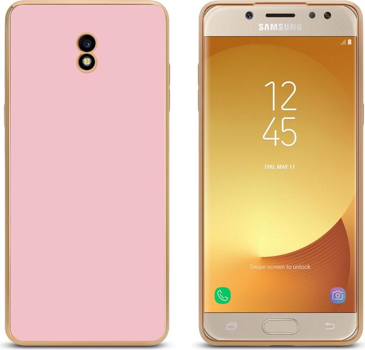 Actual product image Cadorabo Case for Samsung Galaxy J7 2017 in TPU with camera protection LM130 Style (Samsung Galaxy J7 2017)