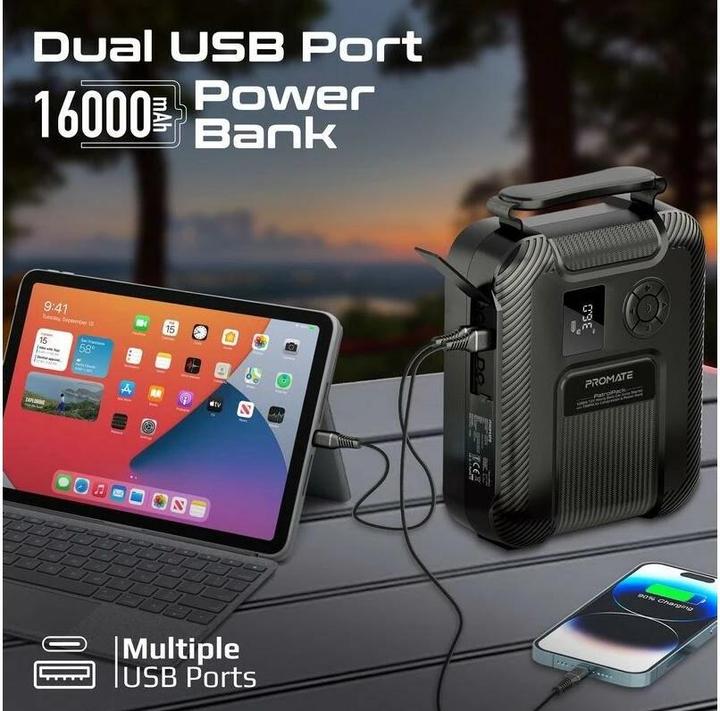 Produktbild ProMate PatrolPack Hochleistungs-Auto-Starthilfe (1200 A, 16000 mAh)