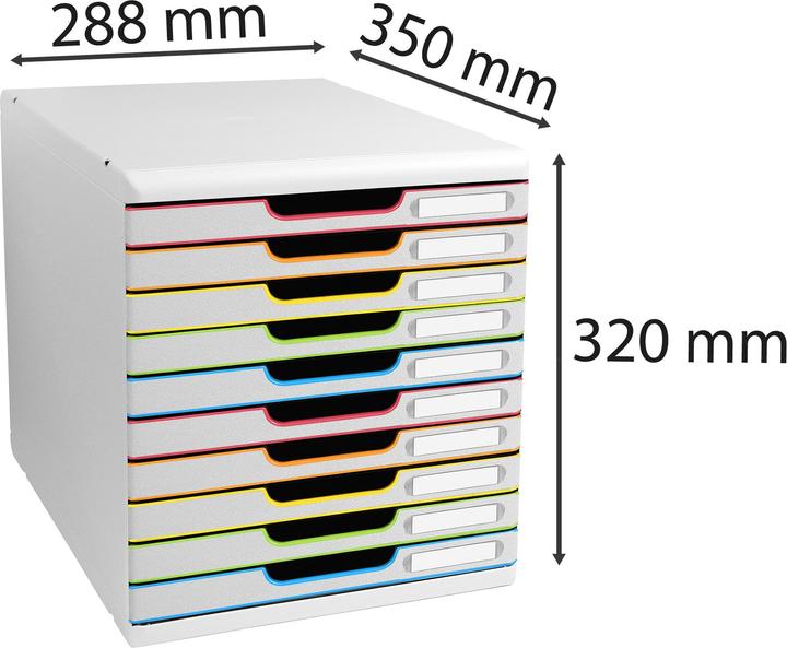 Image du produit Exacompta Boîtes à tiroirs modulables (A4+)