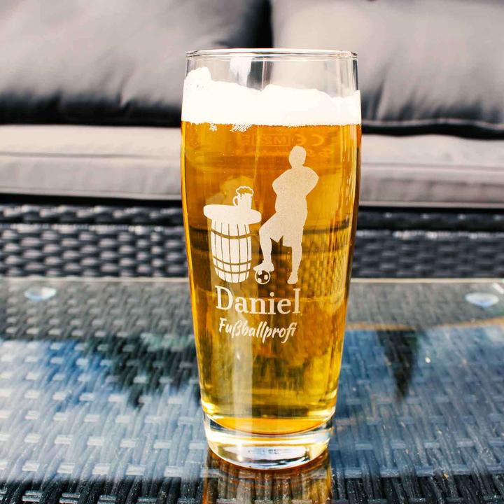 Image du produit Luxentu Willi Becher / Bierglas mit Gravur 60. Jubiläum (0.50 l, 1 x)