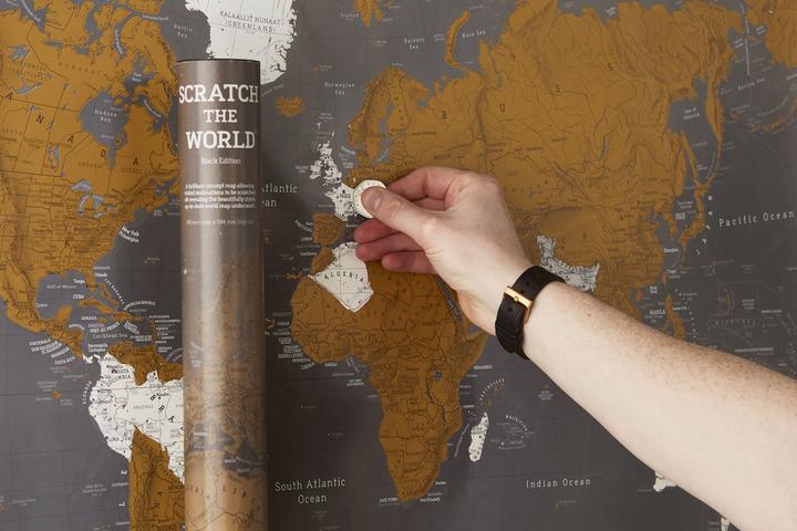 Immagine prodotto Maps International Gratta il mondo edizione nera