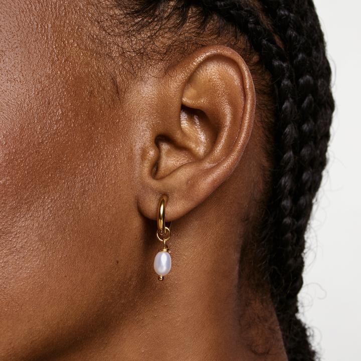 Actual product image Hey Harper Camila (14k gold-plated stainless steel + pearl)