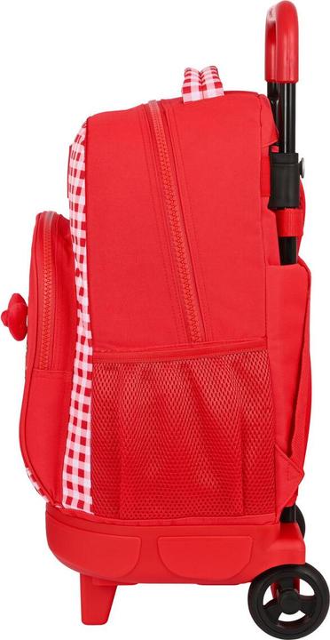 Image du produit Hello Kitty Sac à dos scolaire à roulettes Spring Rouge (33 x 45 x 22 cm)
