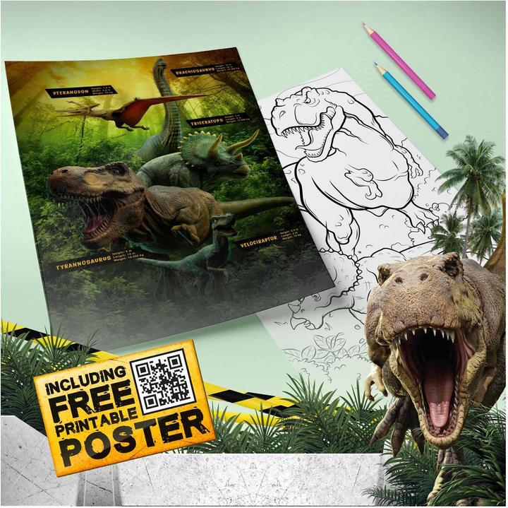 Immagine prodotto Toi-Toys World of Dinosaurs 3D Puzzle Dino Glow in the Dark (1 pezzi)
