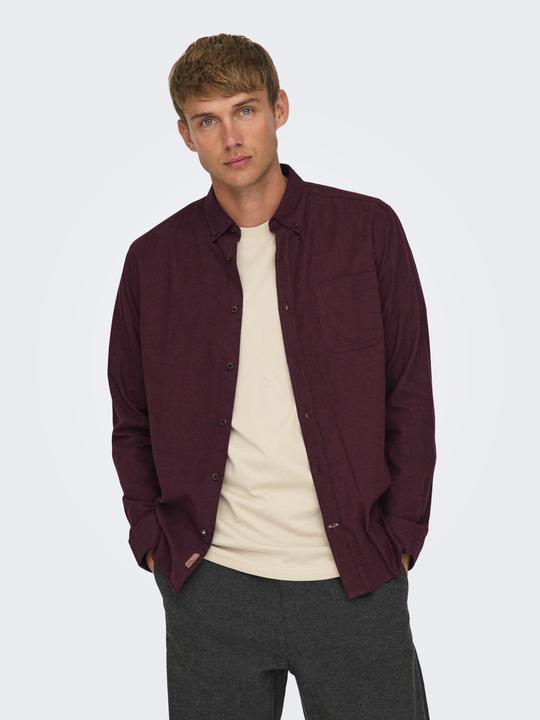 Produktbild Only & Sons Normal geschnitten Hemdkragen Hemd Hemd (XL)