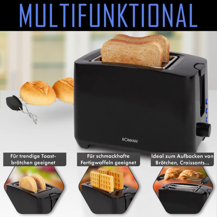 Produktbild Bomann TA 6065 CB Toaster schwarz