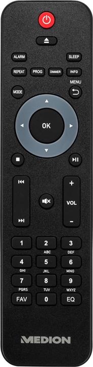 Produktbild Medion Stereoanlage P66348 Schwarz (Spotify Connect, Bluetooth, CD Player, 2x 10 W)