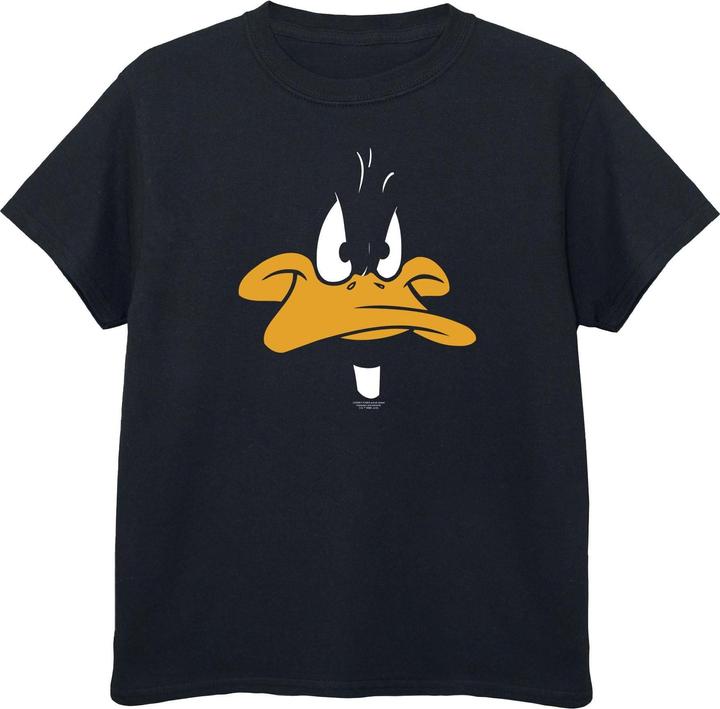 Immagine prodotto Looney Tunes Maglietta in cotone con la faccia di Daffy Duck delle ragazze (152, 158)
