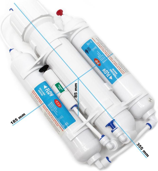 Produktbild Naturewater 3 stufige Umkehrosmose RO 190 L/Tag 50GPD Osmose Entmineralisierung (1 x)