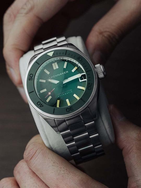 Actual product image Spinnaker SP-5098-11 Piccard Diver Automatic 45mm 55ATM (Power reserve display, 45 mm)