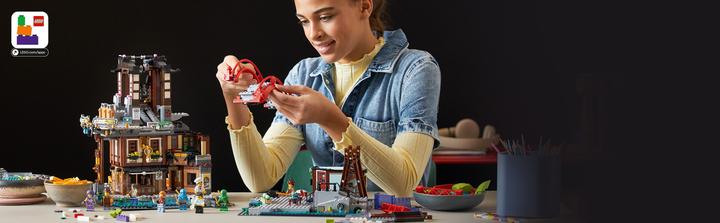 Actual product image LEGO Ninjago - Markets in the City (71799, LEGO Ninjago, LEGO Rare Sets)