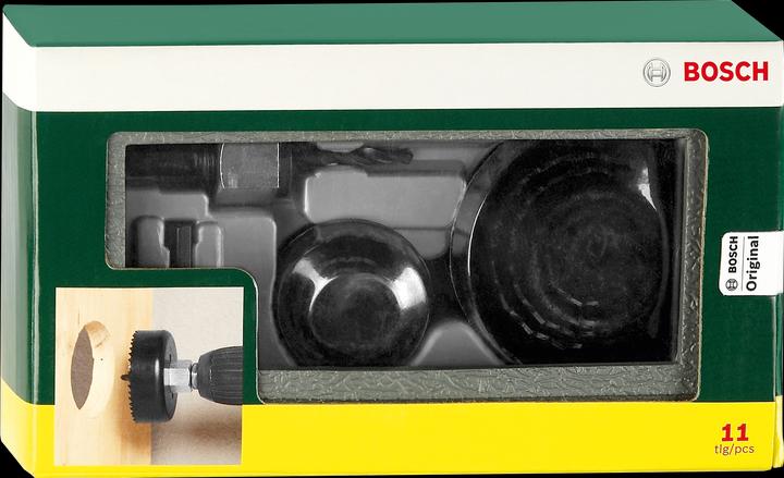 Immagine prodotto Bosch Zubehör Set di seghe a tazza 11 pezzi (22 mm, 25 mm, 29 mm, 35 mm, 38 mm, 44 mm, 68 mm, 51 mm)