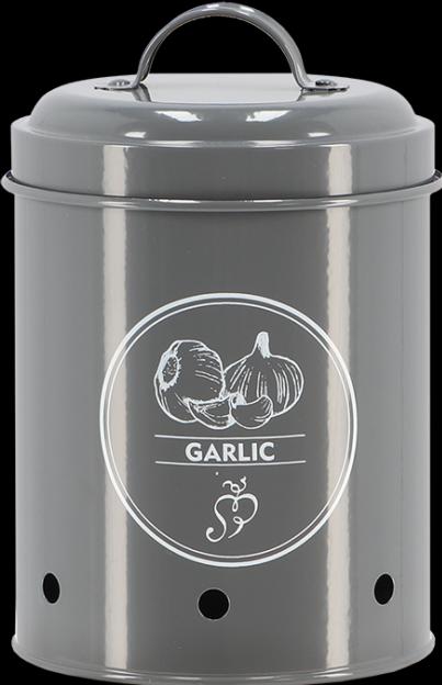 Actual product image Esschert Design Garlic storage tin (1.12 l)