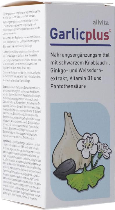 Produktbild Allvita Garlic plus Filmtabl (180 Stück, Tabletten, 196 g)