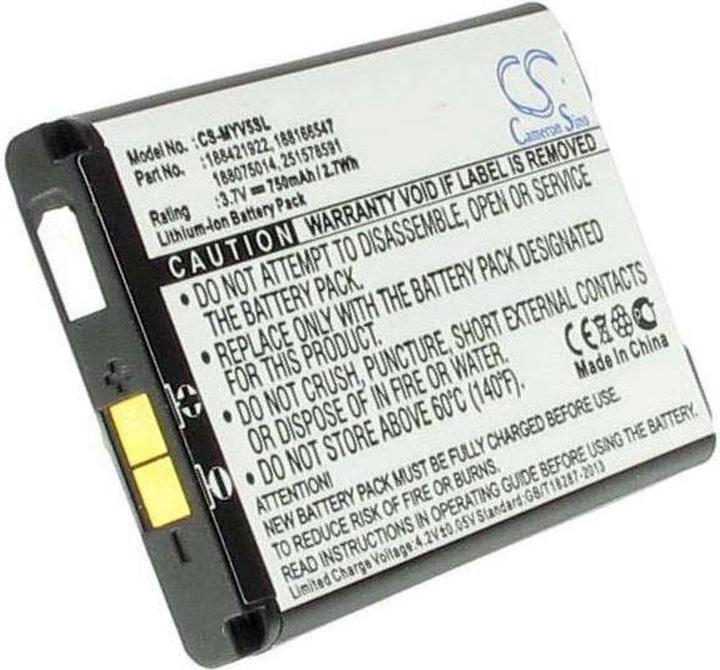 Actual product image NoName Battery for Sagem MY-V55 etc replacement battery