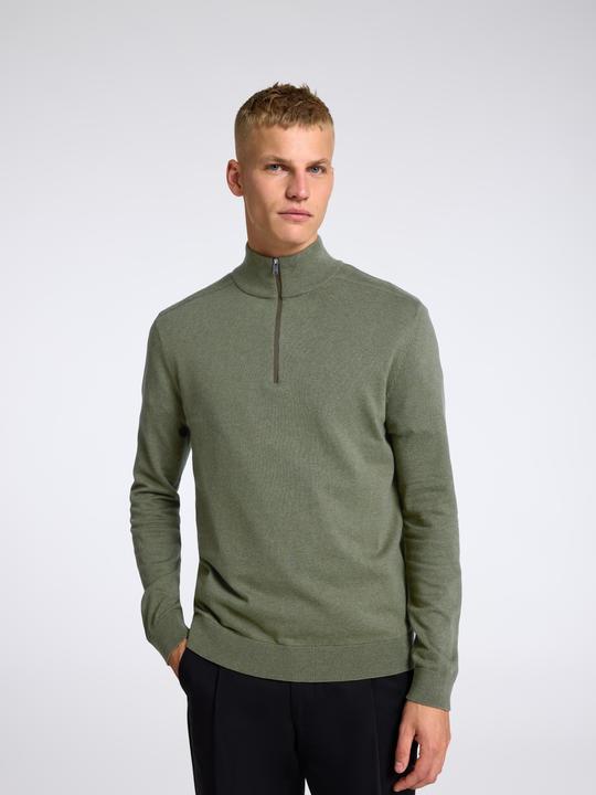 Image du produit Selected Homme Pull-over en maille mi-zip (XXL)