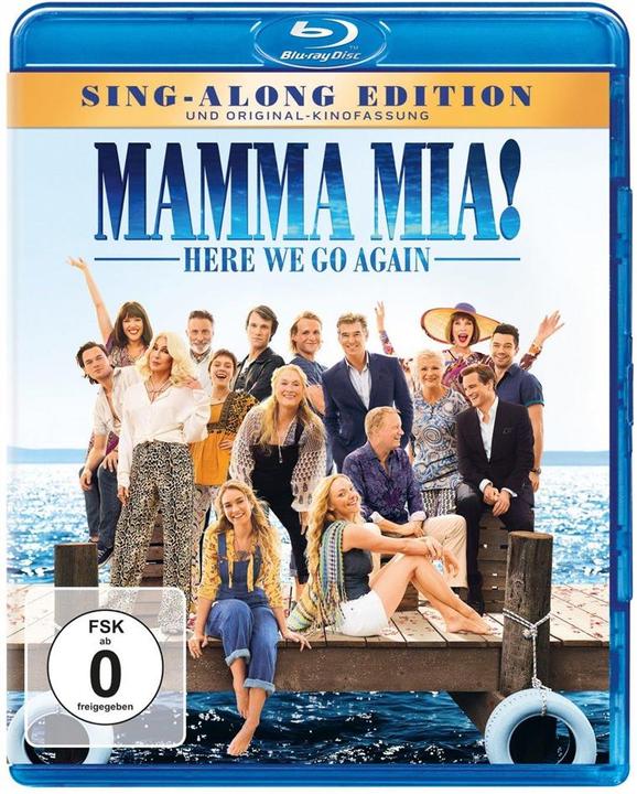 Actual product image Mamma Mia! 2 - Here we go again (Blu-ray, 2018, German)