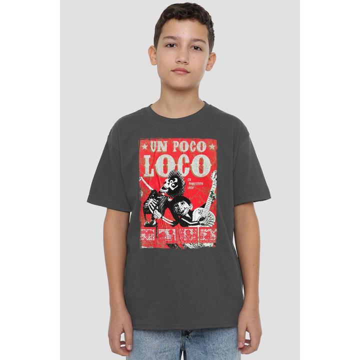 Actual product image La Maison du Coco Childrens/Kids Un Poco Loco Hector Poster T-Shirt (104)