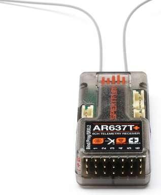 Produktbild AR637T+ DSMX 6-Kanal AS3X+ & SAFE Telemetrie-Empfänger