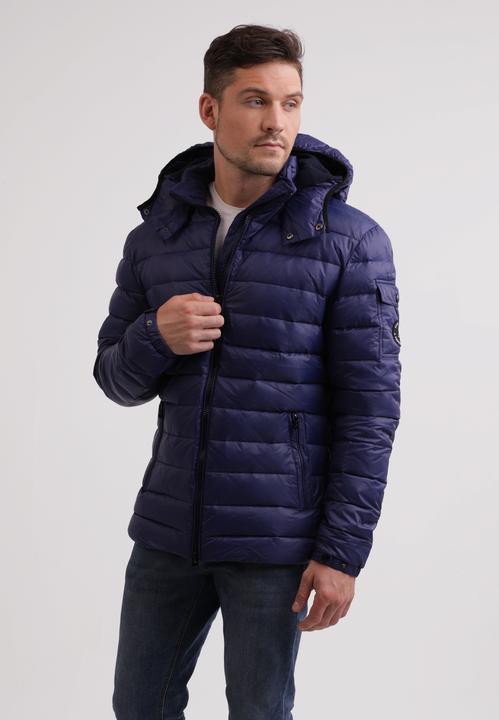 Cash-Mere Daunenjacke mit Kapuze und Kaschmirfutter