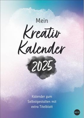 Produktbild Kreativkalender Design A4 2025 (21 x 29.7 cm, Harter Einband, Deutsch)