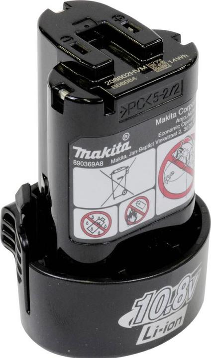 Actual product image Makita 196066-7 Battery 10.8V, 1.3 Ah small type Li-ion (10.8 V)