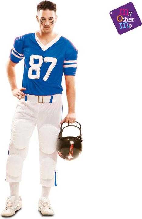 Actual product image My Other Me Blue rugby player costume S (S)