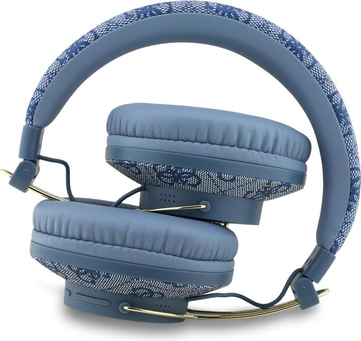 Image du produit Guess Headphones Bluetooth ENC Metal 4G Logo blue (Sans fil)