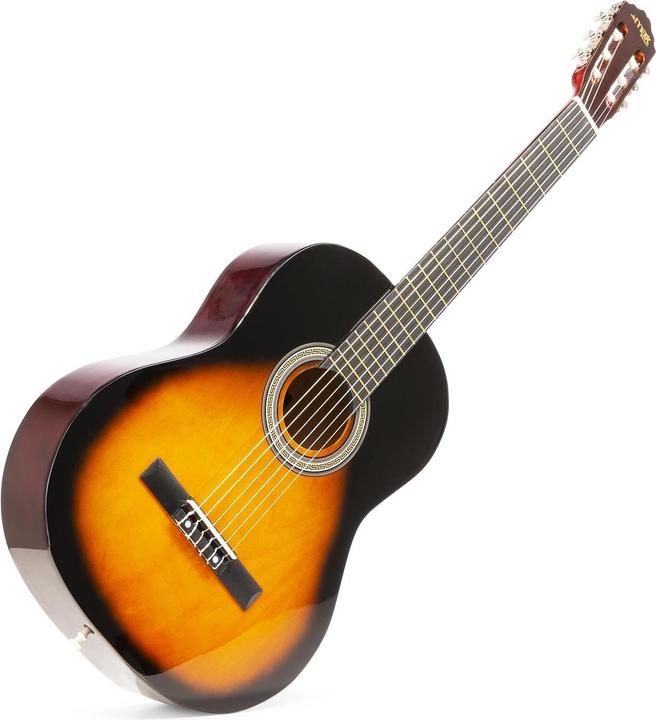 Produktbild Max Konzertgitarre SoloArt Set Sunburst (Akustik Gitarren Set, Holz)
