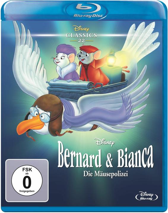 Actual product image Disney Interactive Studios Bernard & Bianca - The Mouse Police (Blu-ray, 1977, German)