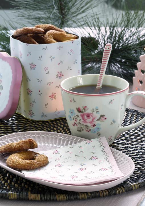 Actual product image Greengate Elysia cereal bowl pale pink inside 14.5cm (1 x)
