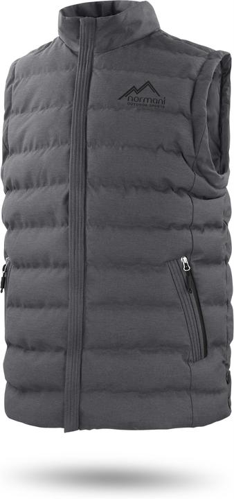 Actual product image Normani Men Winter Quilted Vest Nanaimo - 1557 (XL)