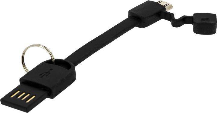 Actual product image Moxie Micro USB Mini Keychain Cable (0.10 m, USB 1.0)