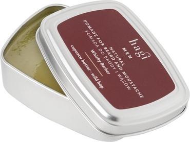 Actual product image Hagi Whisky Barber Pomade For Beard And Moustache 70Ml (70 ml)