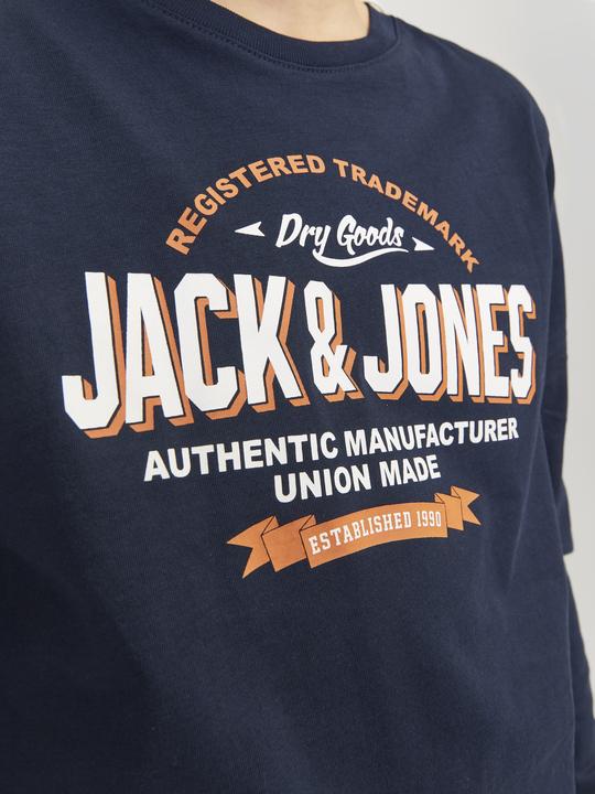 Actual product image Jack & Jones Jjelogo Tee Ls O-Neck 2 Col Noos Jnr (128)
