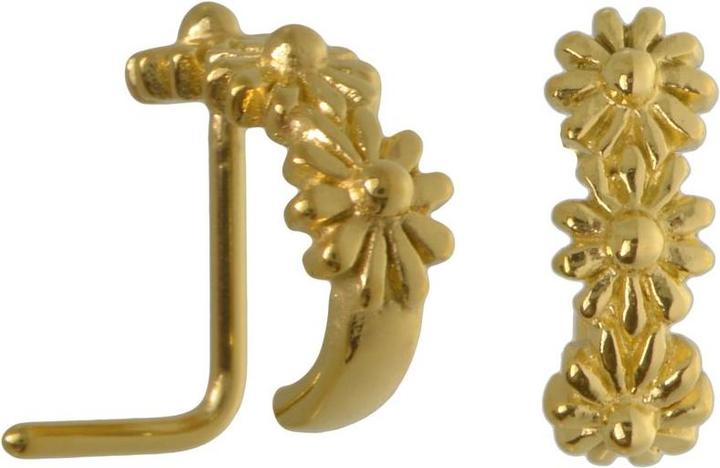 Image du produit Bijouteria Piercing nez (Acier chirurgical 316L, Revêtement PVD (couleur or))