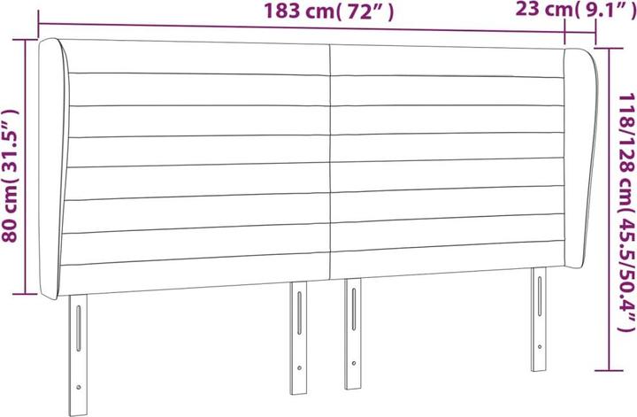 Image du produit VidaXL Eugene (183 x 23 x 88 cm)