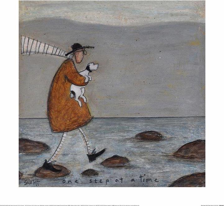 Produktbild Sam Toft Wandbild One Step At A Time (40 x 40 Zentimeter)
