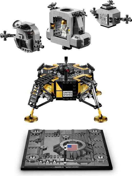 Actual product image LEGO lunar lander (10266, LEGO Creator Expert, LEGO Rare Sets)