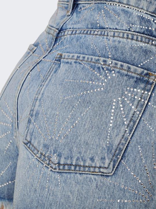 Produktbild Only ONLGABI Hohe Taille Normal geschnitten Jeans-Shorts Jeans-Shorts (S)