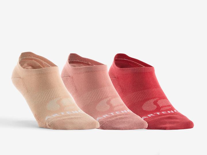 Actual product image Artengo Tennissocken Low 3er Pack - RS160 rosa (39, 42)