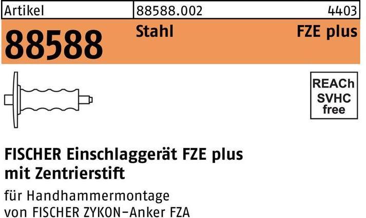 Produktbild Fischer Zykon-Einschlagwerkzeug FZE 14 plus (1 Stk.)