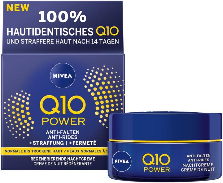 Image du produit NIVEA Crème de nuit régénératrice anti-rides Q10 Power (50 ml)
